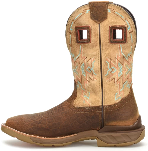 'Double H' Men's 11" Clem EH SR Western Work - Tan / White - Image 7