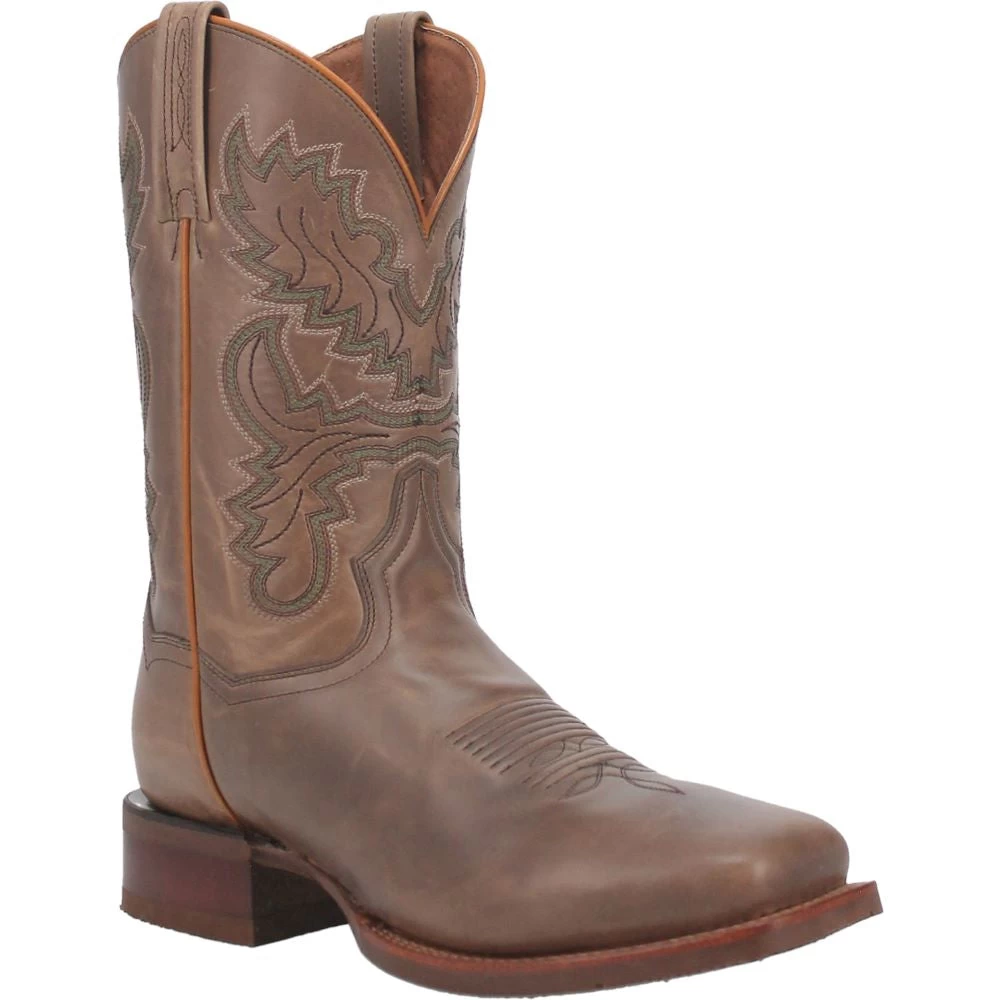 'Dan Post' Men's 11" Cogburn Western Square Toe - Taupe - Image 2