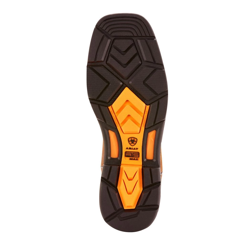 'Ariat' Men's 11" WorkHog XT EH WP Soft Toe - Tumbled Bark / Dark Forest - Image 3