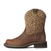'Ariat' Women's Fatbaby Heritage - Distressed Brown / Leopard