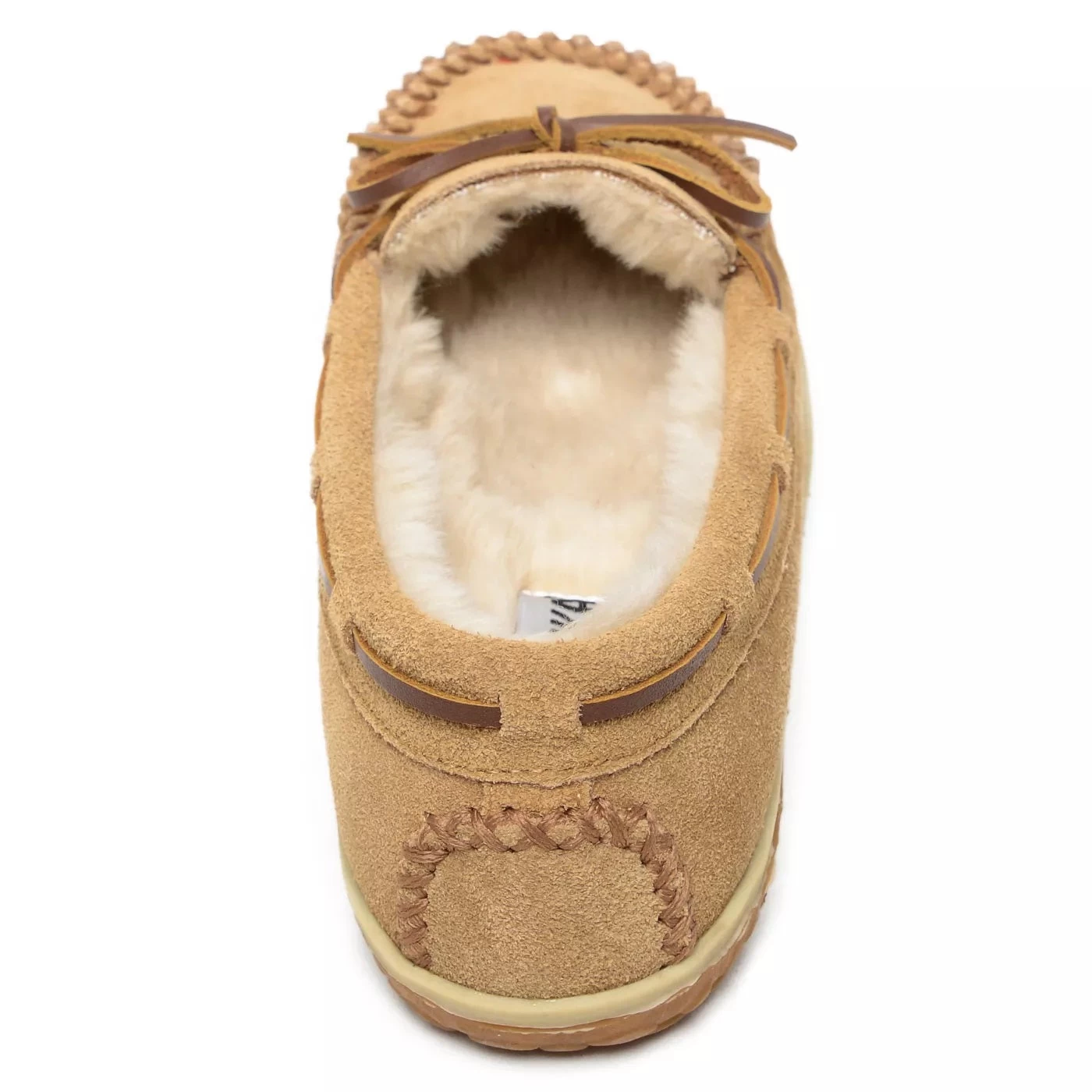 'Minnetonka' Women's Tilia Pile Lined Moc Slipper - Cinnamon - Image 4