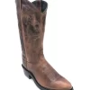 'Old West' Men's 13" Western Narrow Round Toe - Brown