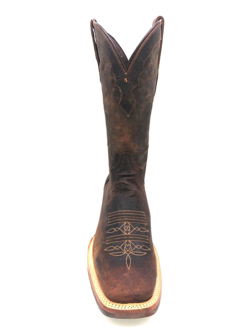 'Tanner Mark' Men's 13" Western Square Toe - Buffalo Honey / Mad Dog Honey - Image 2