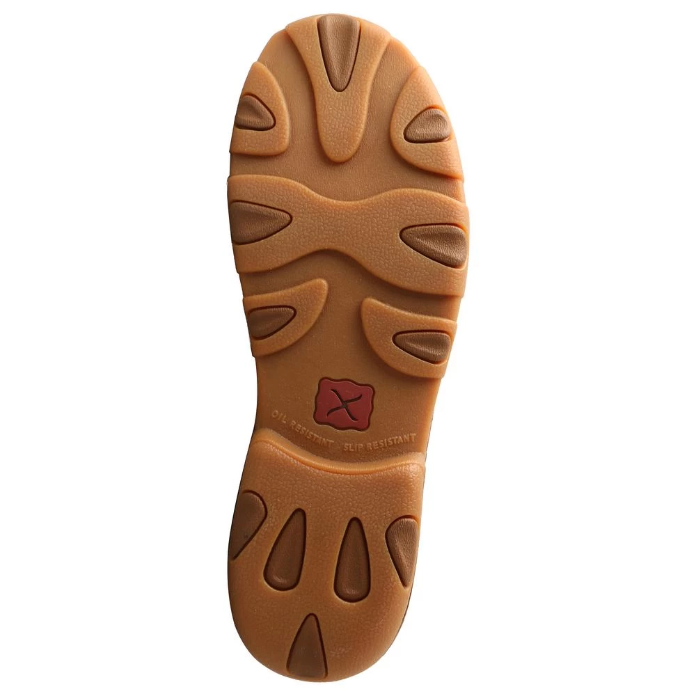 'Twisted X' Men's Chukka Driving Moc EH Steel Toe - Clay - Image 6