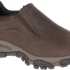 'Merrell' Men's Moab Adventure Moc - Dark Earth / Brown (Wide)