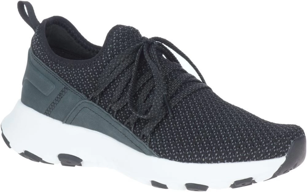 'Merrell' Women's Cloud Knit Sneaker - Black / White - Image 6