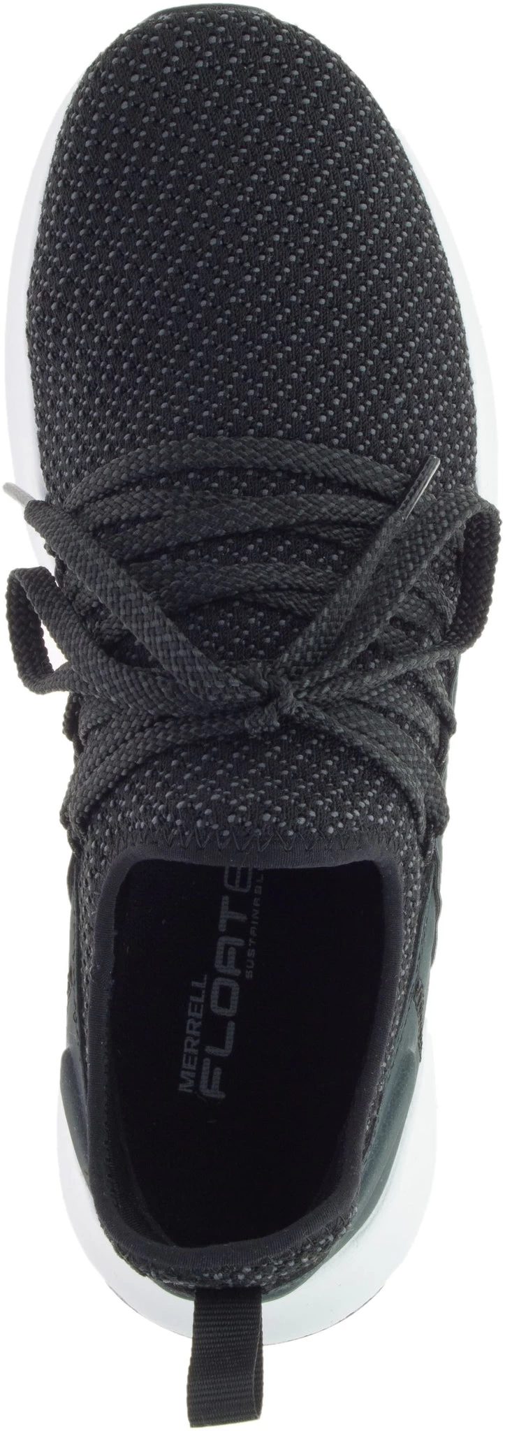 'Merrell' Women's Cloud Knit Sneaker - Black / White - Image 2