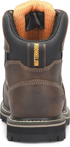 'Matterhorn' Men's 6" I-Beam Int. MetGuard EH WP Comp Toe - Brown - Image 5