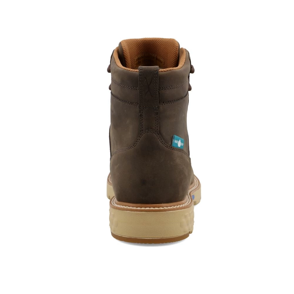 'Twisted X' Men's 6" CellStretch EH WP Comp Toe Boot - Shitake - Image 5