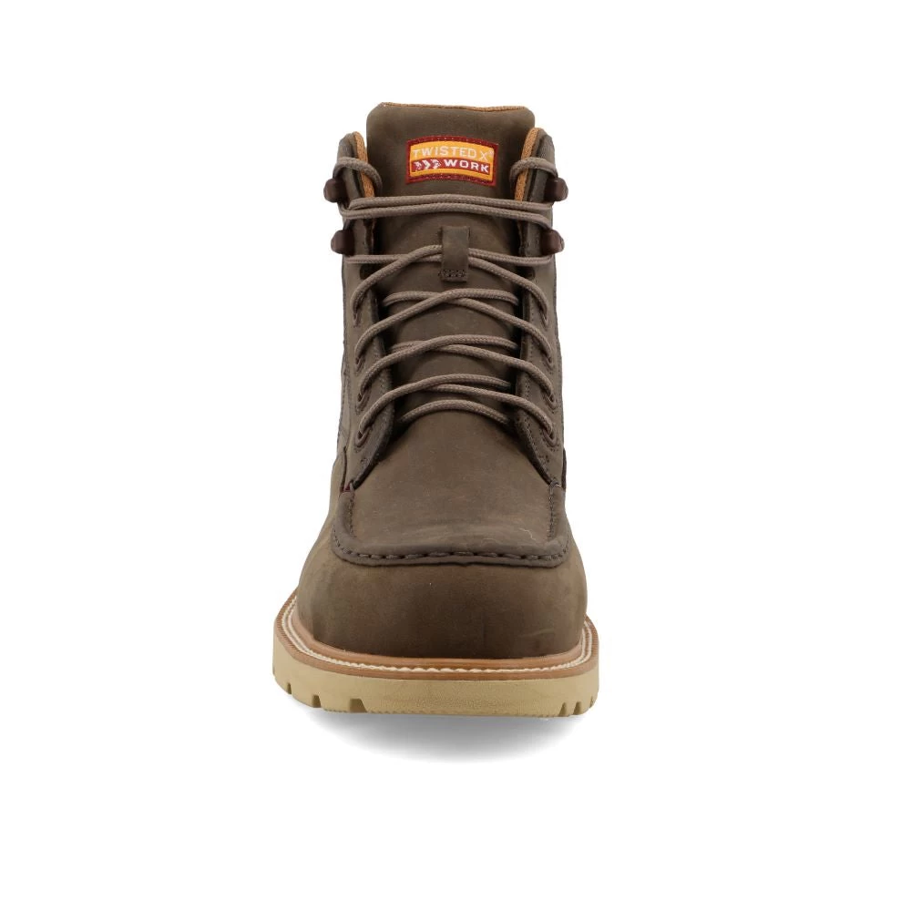 'Twisted X' Men's 6" CellStretch EH WP Comp Toe Boot - Shitake - Image 4