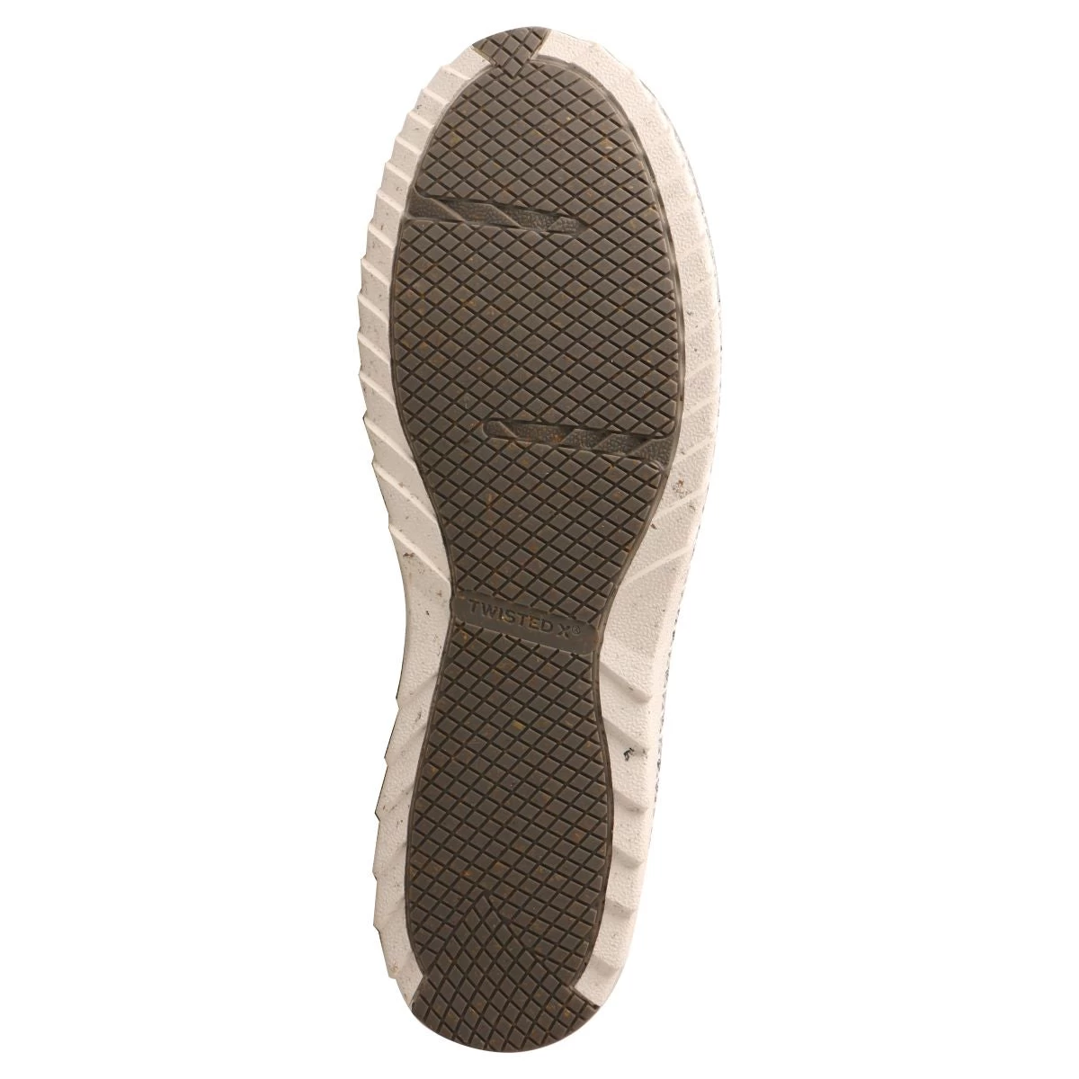 'Twisted X' Men's Zero-X Oxford - White / Grey - Image 3
