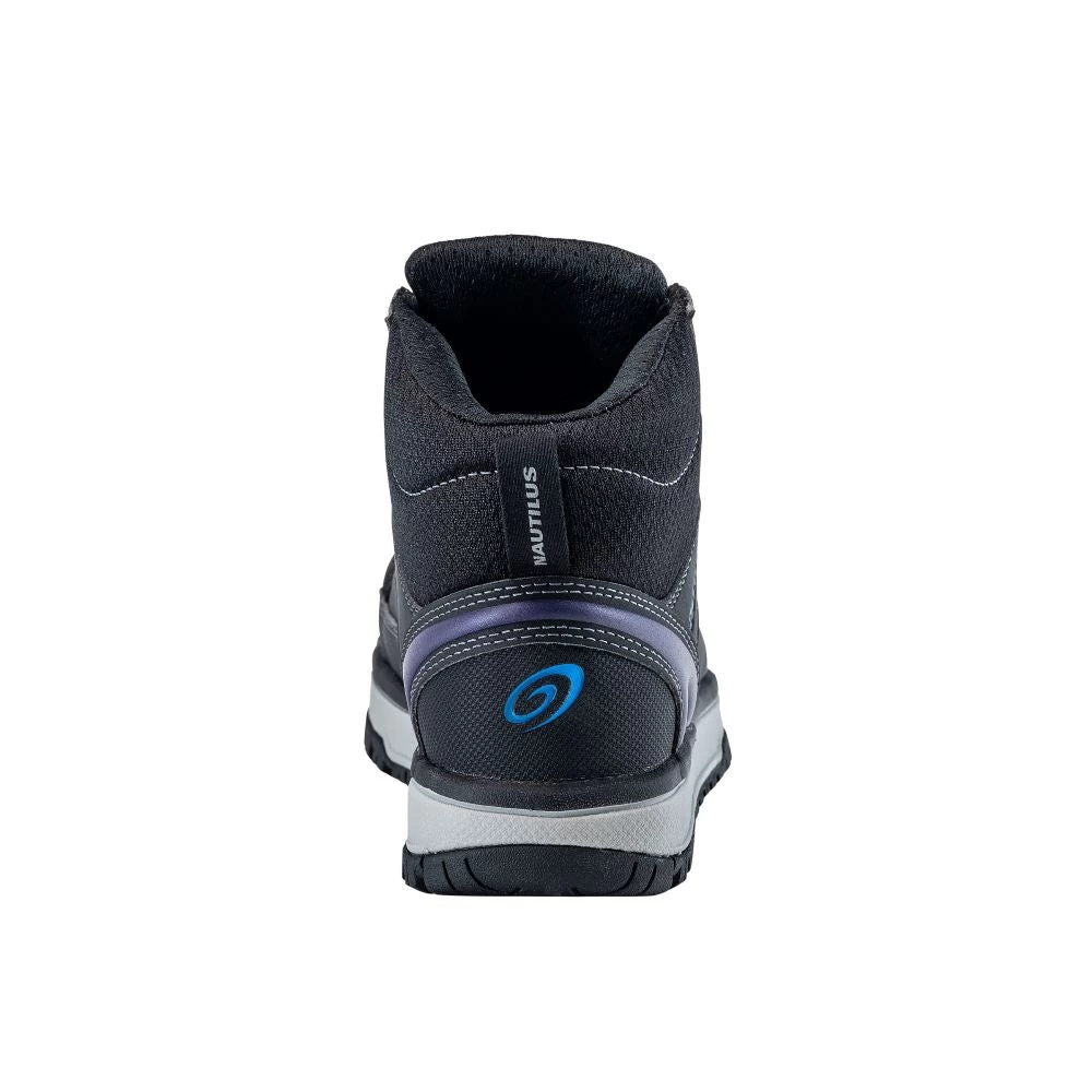 'Nautilus' Women's Urban Int. MetGuard EH SR Alloy Toe - Black / Purple - Image 5