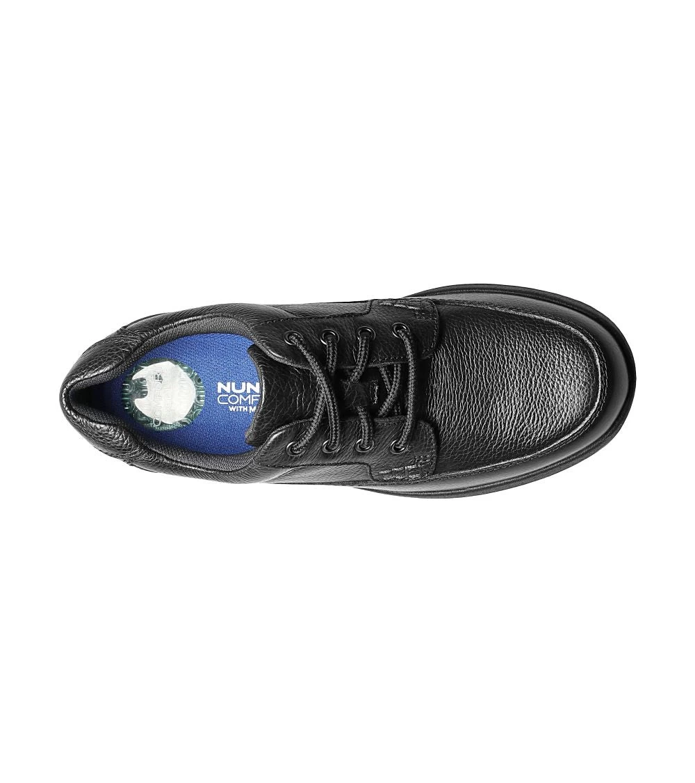 'Nunn Bush' Men's Cam Moc Toe Oxford - Black Tumbled - Image 2