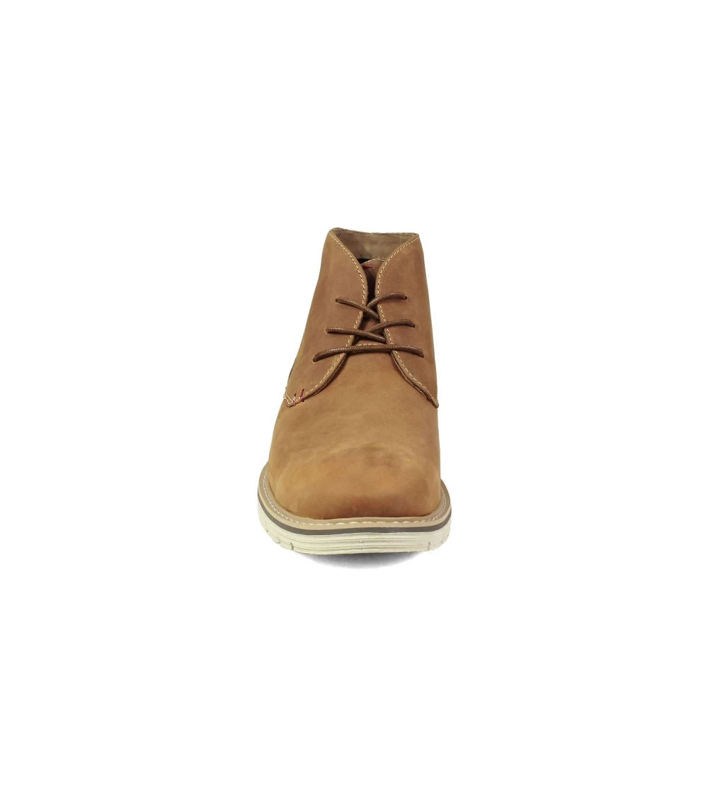 'Nunn Bush' Men's Littleton Plain Toe Chukka Boot - Tan Leather - Image 4