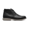 'Nunn Bush' Men's Otto Plain Toe Chukka - Black Tumbled