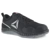'Reebok' Men's ZPrint Athletic Steel Toe - Black / Dark Grey