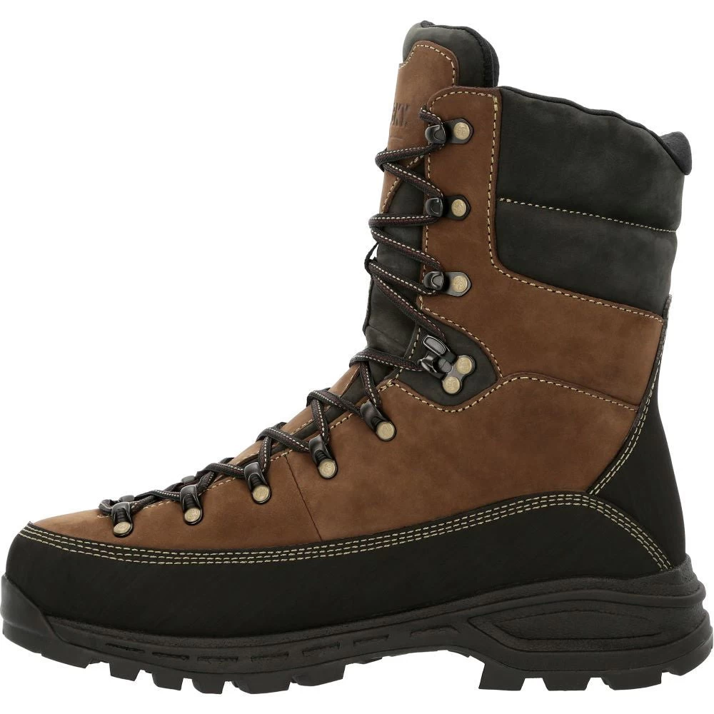'Rocky' Men's 10" MTN Stalker Pro 400GR WP Hunting - Brown / Black - Image 7