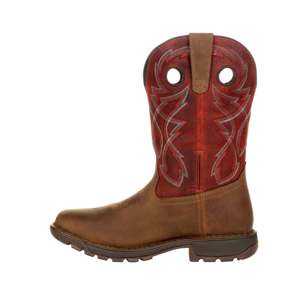 'Rocky' Men's 11" Western Legacy 32 WP Soft Toe - Brown / Red - Image 7