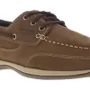 'Rockport Works' Women's Sailing Club EH Int. Met Guard Steel Toe - Brown