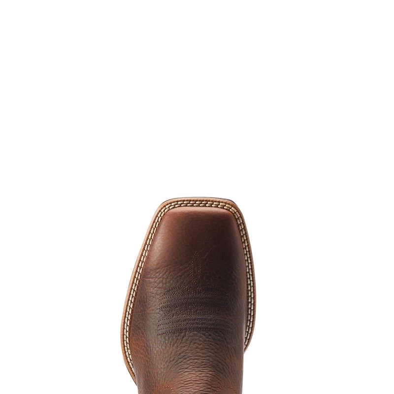 'Ariat' Men's 11" Rowder VentTEK 360° Western Square Toe - Rust / Forest Green - Image 2