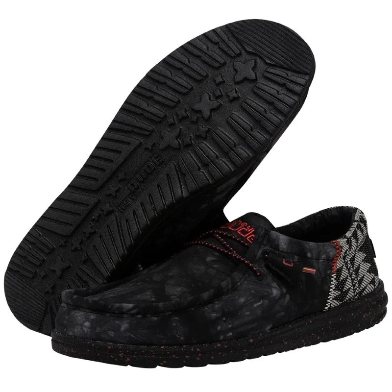 'Hey Dude' Men's Wally Funk - Back In Black - Image 3