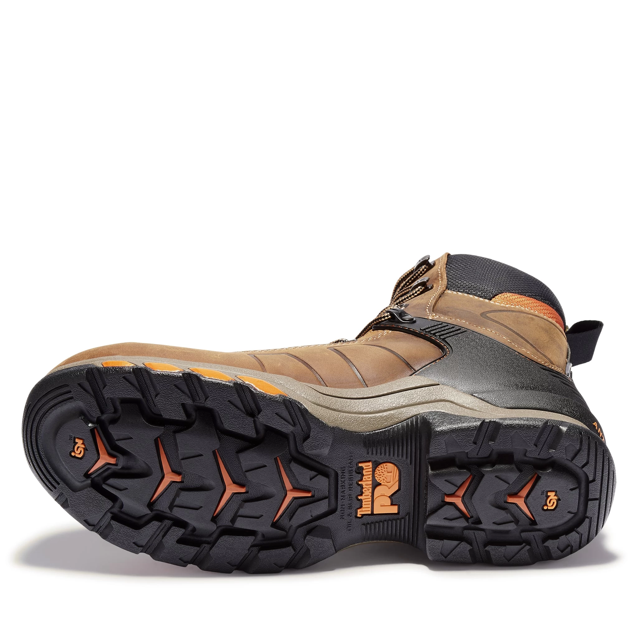 'Timberland Pro' Men's 8" Hypercharge WP Comp Toe - Brown / Black - Image 2