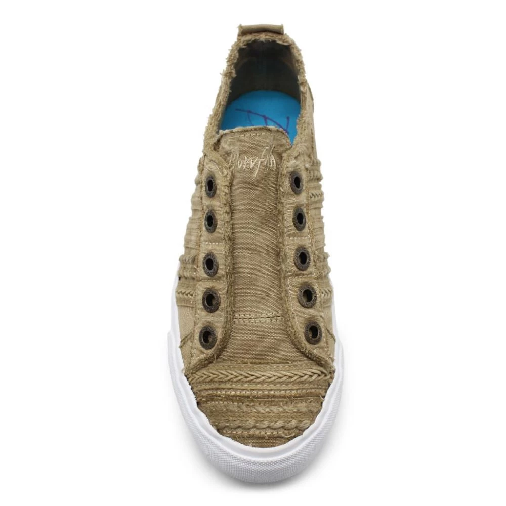 'Blowfish Malibu' Women's Parlane Sneaker - Desert Khaki Color Washed Canvas - Image 2