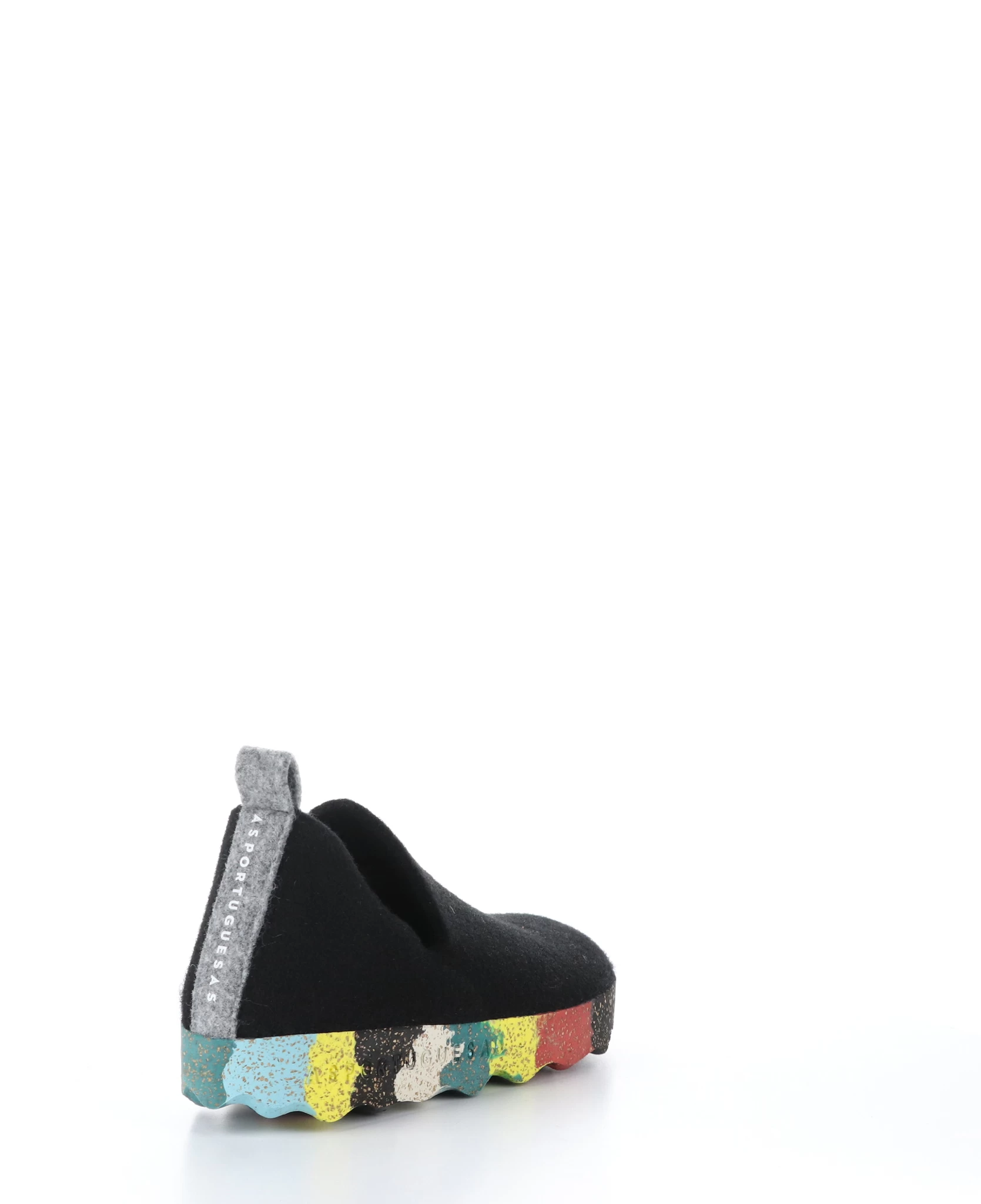'Asportuguesas' Women's City Tweed Slip On - Black / Multi - Image 5