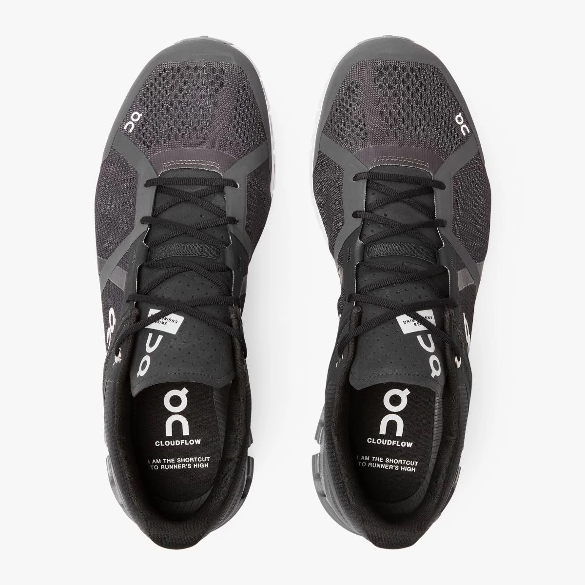 'On Running' Men's Cloudflow - Black / Asphalt - Image 2