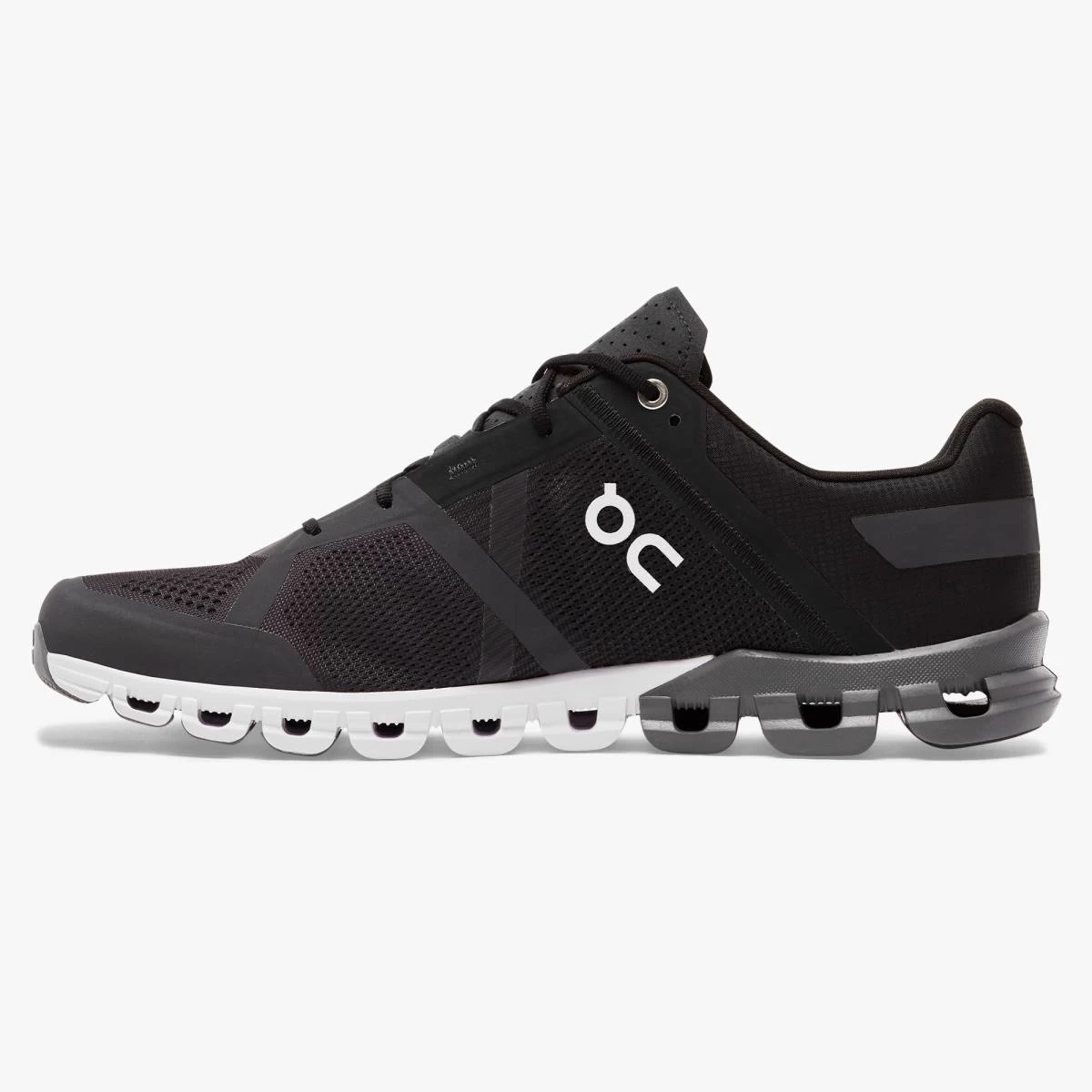 'On Running' Men's Cloudflow - Black / Asphalt - Image 6