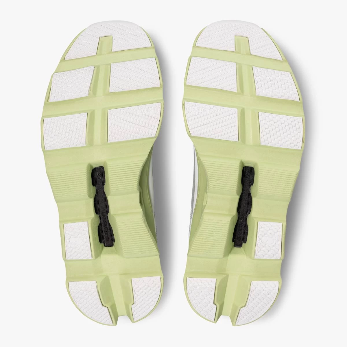 'On Running' Women's Cloudmonster - Glacier / Meadow - Image 2