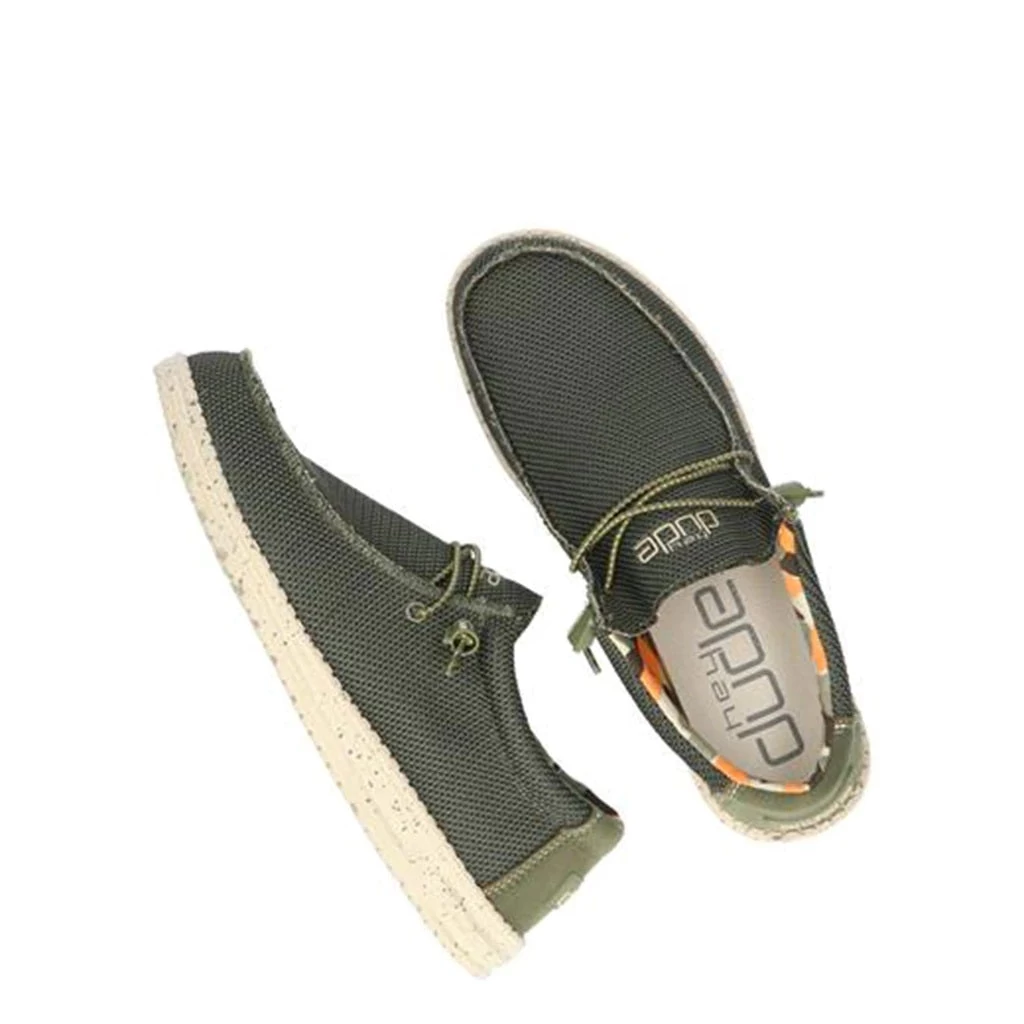 'Hey Dude' Men's Wally Sox - Pine - Image 3