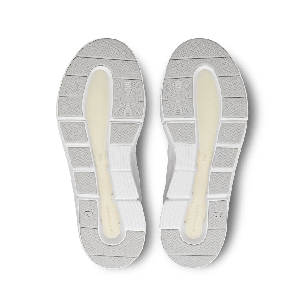 'On Running' Women's THE ROGER Advantage 1 Tennis Sneaker - White / Tempest - Image 3